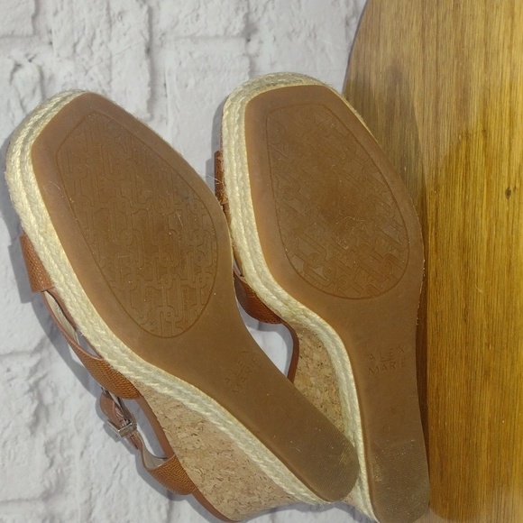 Alex Marie Brown Leather Women's Sandals 7.5 - Picture 9 of 12